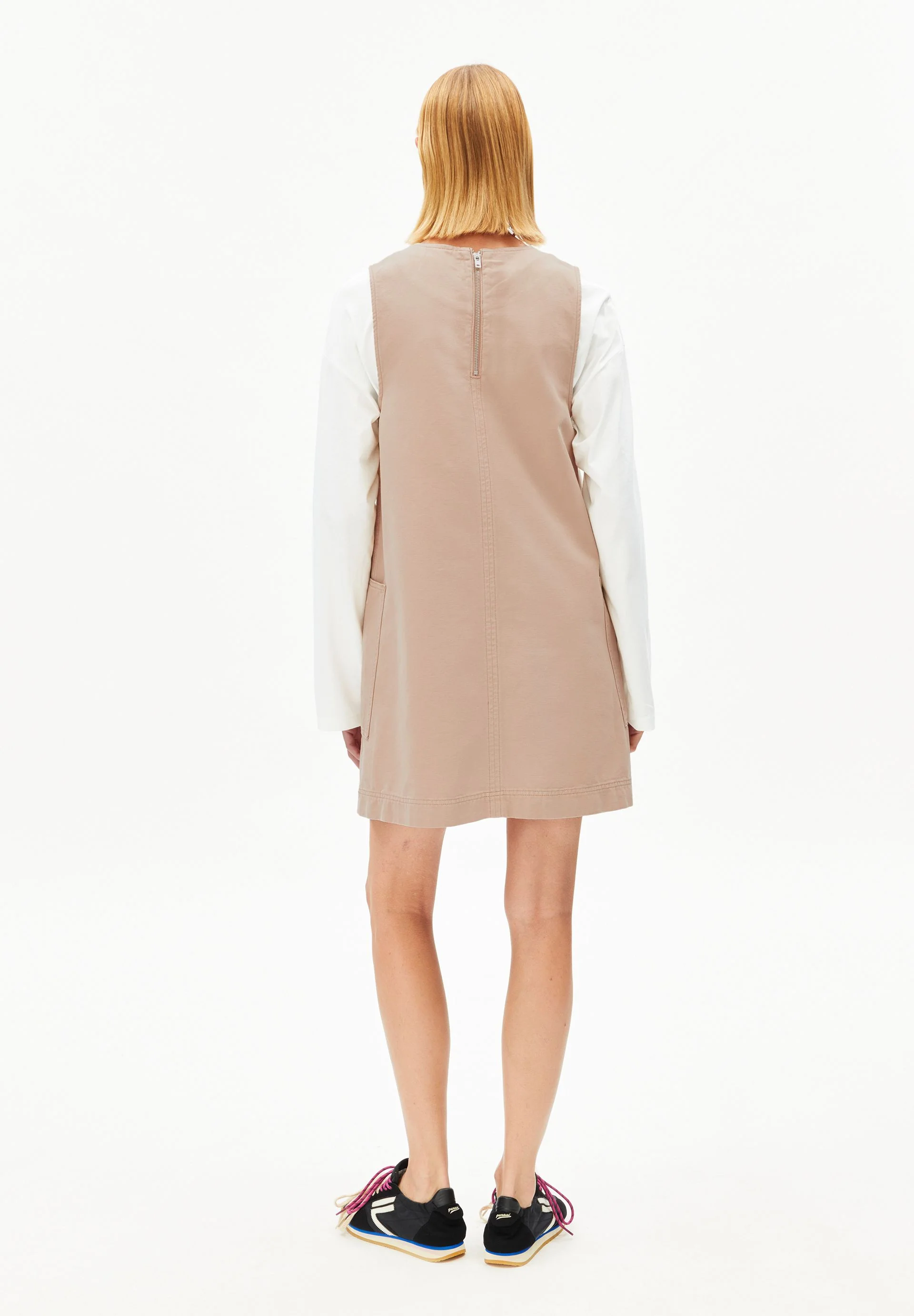 WORKWEAR CANVAS MINI-KLEID | true camel - Image 2